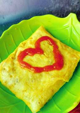 Omurice (omelet isi nasi goreng)