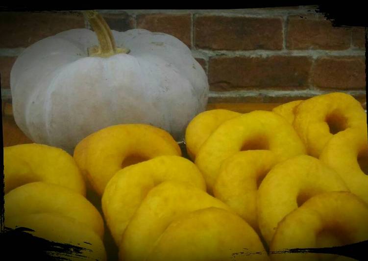 resep Pumpkin Donuts