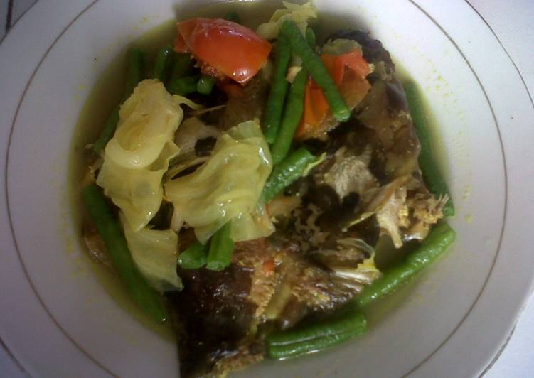 Resep Sayur Asem Banjar (Gangan Asam) Kepala & Buntut Ikan Patin