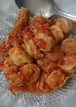Udang Tumis Asam Pedas