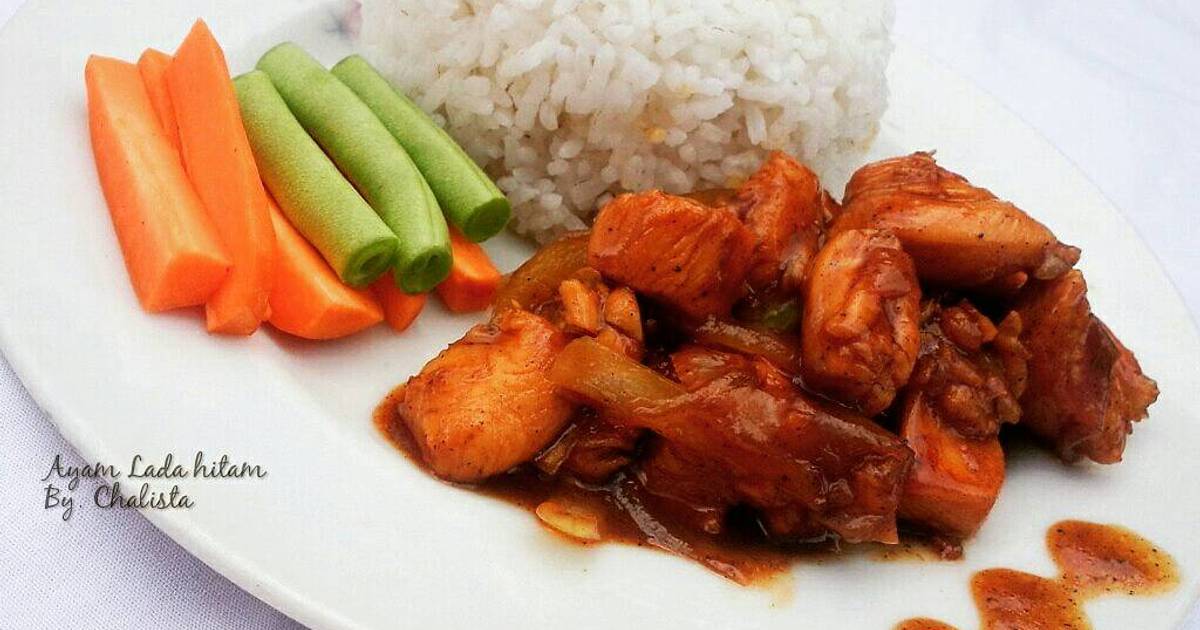 Resep Chicken Blackpepper ala Chalista