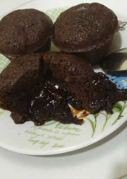 Choco lava cake (kukus+tanpa mixer)#beranibaking