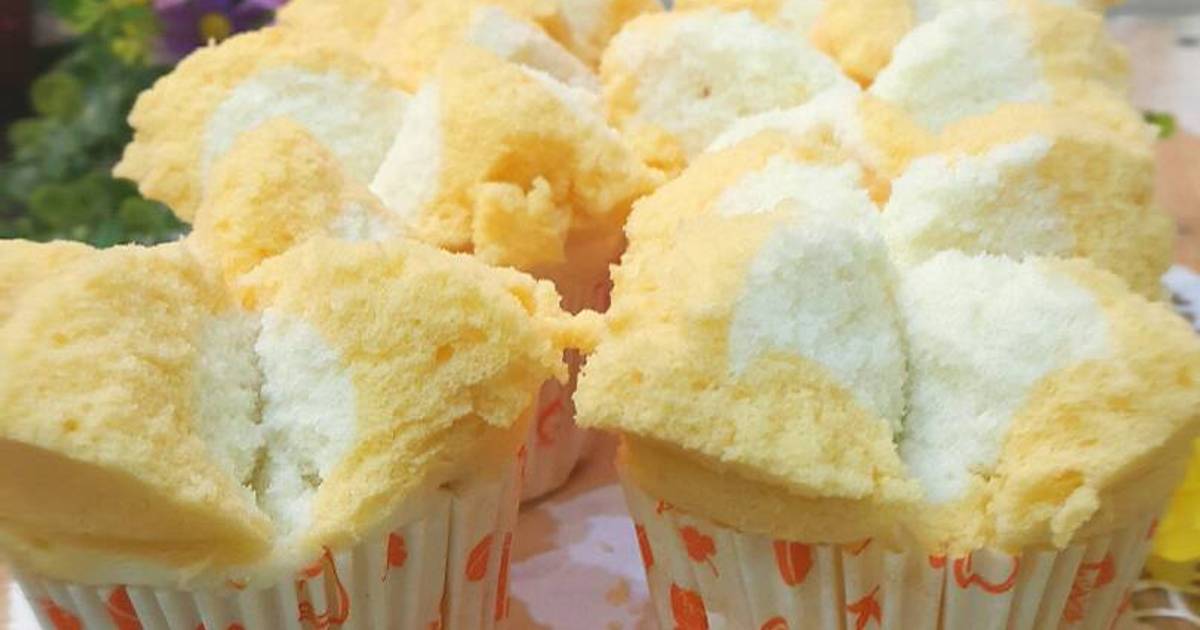 Resep Bolu kukus mekar Resep Bolu kukus mekar