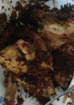 Ayam goreng serundeng lengkuas