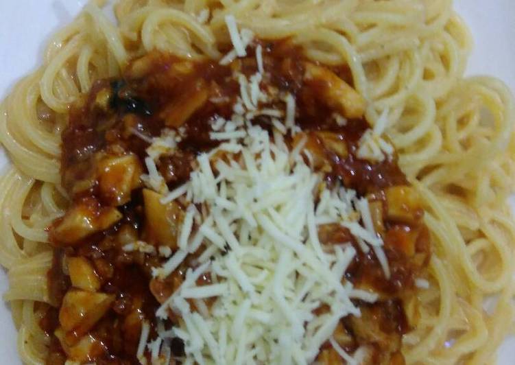 gambar untuk cara membuat Spaghetti Creamy Cheese