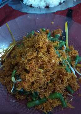 Bumbu gudangan atau urap atau kluban, kering