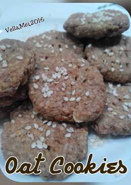 Oat Choco Cookies tanpa terigu (sehat simple 4 bahan aja)