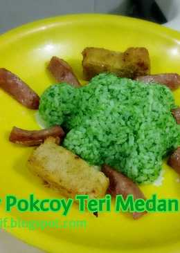 Nasgor Pokcoy Teri Medan (toddler meal)