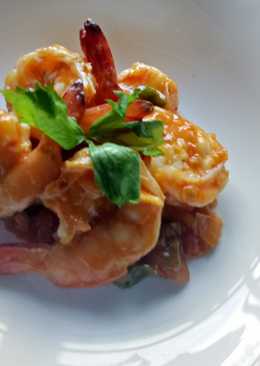 Udang saos pedas