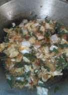 Tumis sayur kol kacang panjang