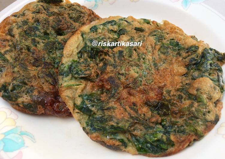 resep masakan Telur Dadar Bayam