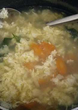 Sup telur mix sayur