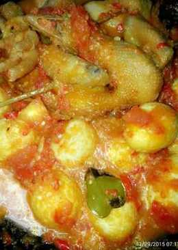 Ayam Telur Bumbu Bali