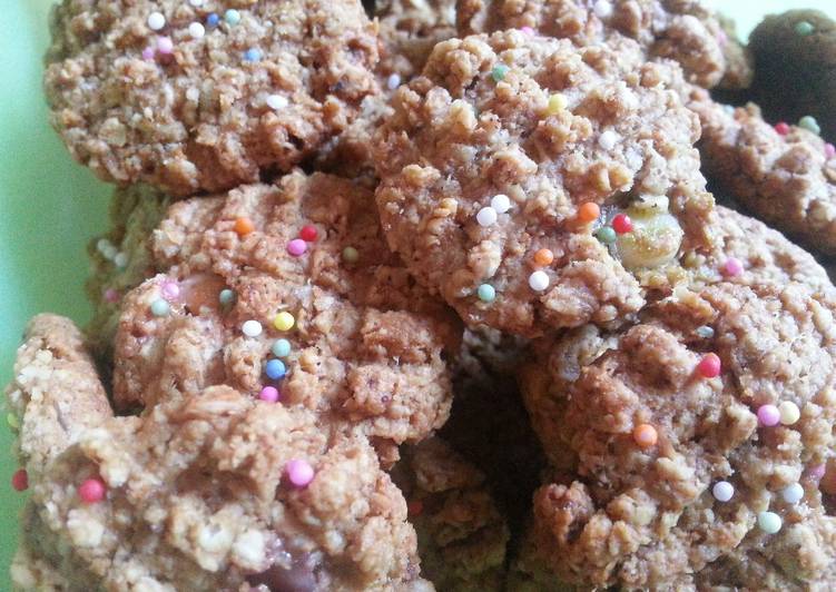 resep Oat cookies (no sugar)