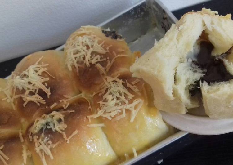 resep Roti sobek pisang coklat keju