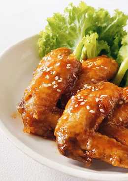Honey chicken wings