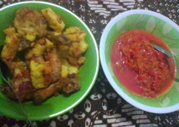 Resep Ayam Penyet Sambel Asam Udang Manis - Wilda F Hasibuan