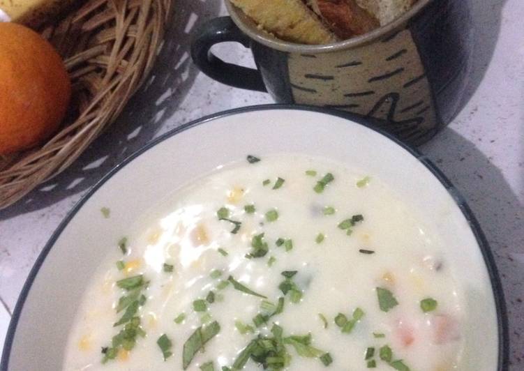 resep lengkap untuk Cream Soup Simple