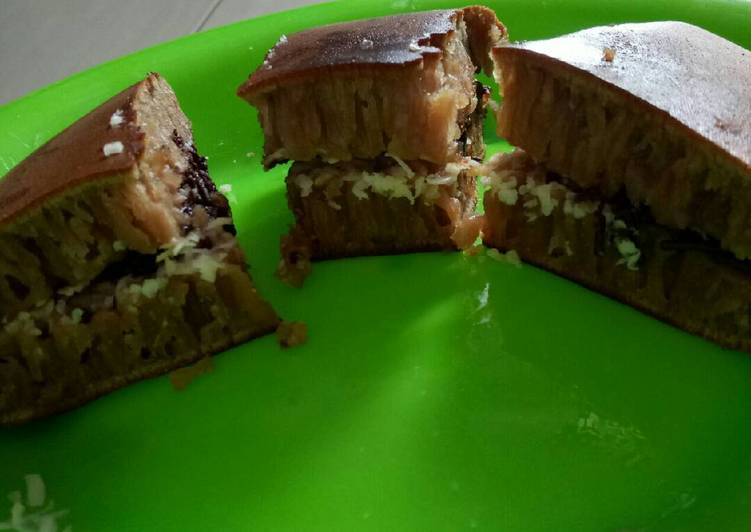 cara membuat Martabak coklat teflon(simpel,anti gagal, tips dan trik ada)