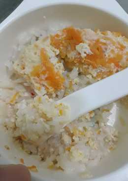 Telur kukus+tofu+wortel 16months