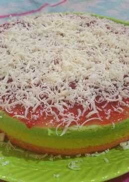 Rainbow Cake putih telur
