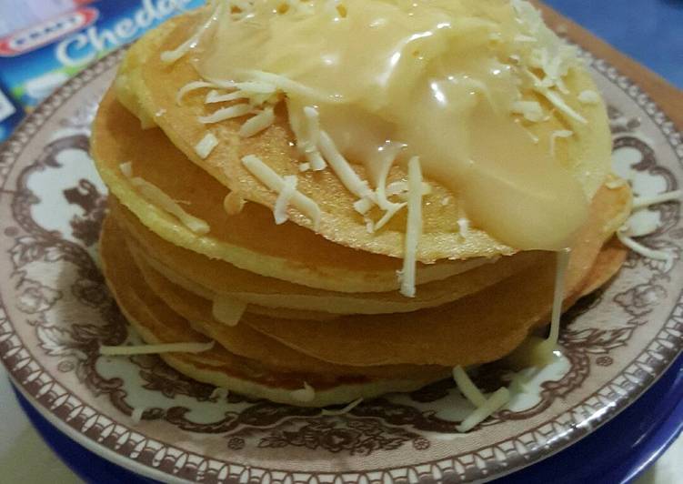 gambar untuk resep makanan Pancake kilat recook ce amei