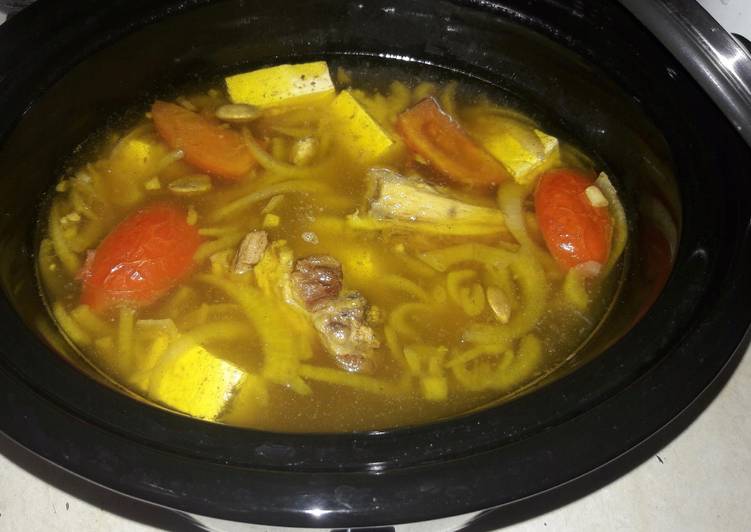 resep makanan Sop Marak Kambing in Slow Cooker