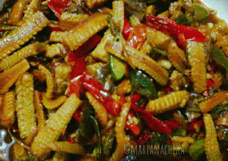 resep makanan Tumis baby corn hati ampela