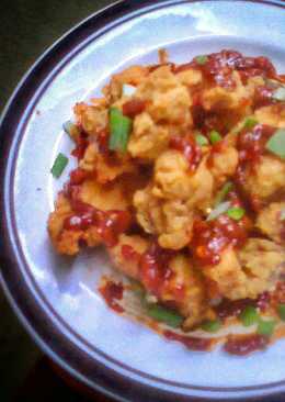 Tuna Goreng Krispi dg saus pedas