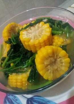 Sayur bening bayam jagung manis ð¿ð½