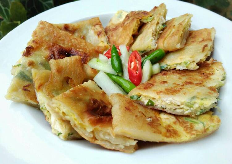 resep lengkap untuk MARTABAK TELUR (Bikin kulit nya sendiri yuk ??)