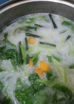 Sayur bobor bayam kacang wortel