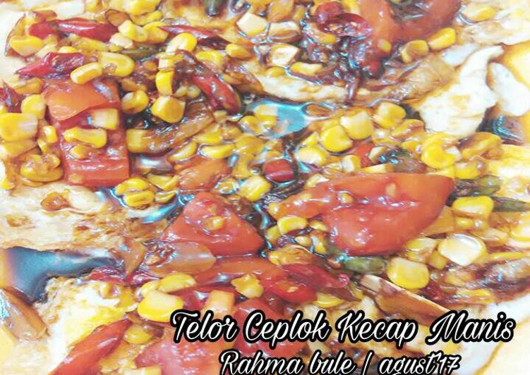 Resep Telor Ceplok Kecap Manis Dari Rahma Bule