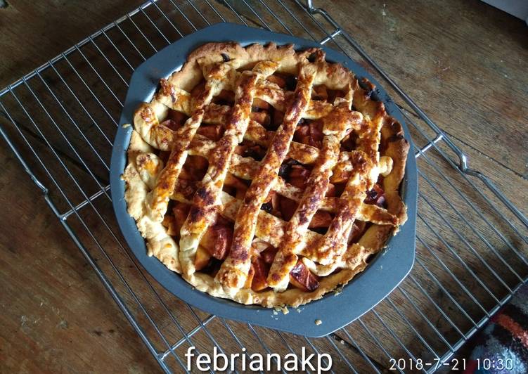 gambar untuk resep makanan Classic Apple pie (re-cook)