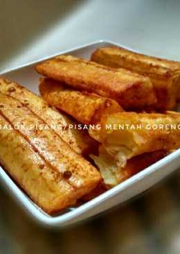 Balok pisang/pisang mentah goreng