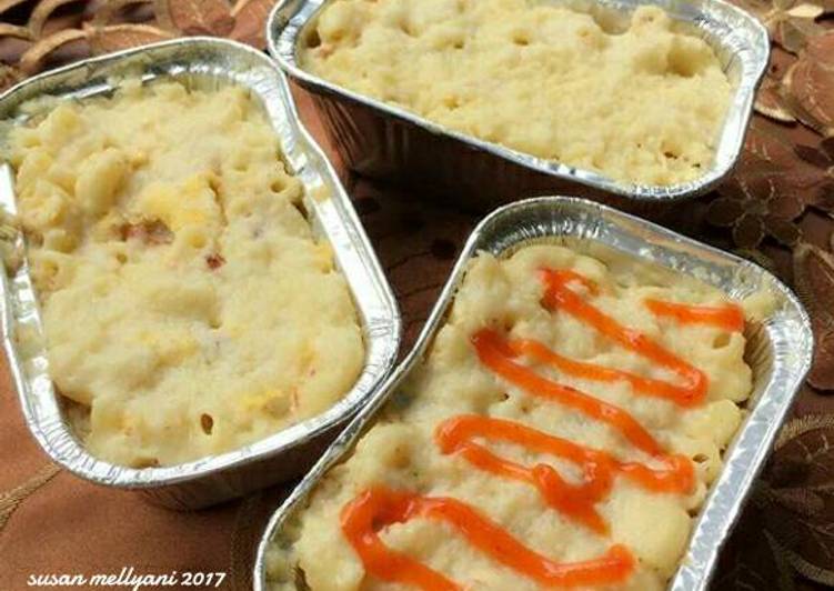 gambar untuk cara membuat Macaroni schotel kukus