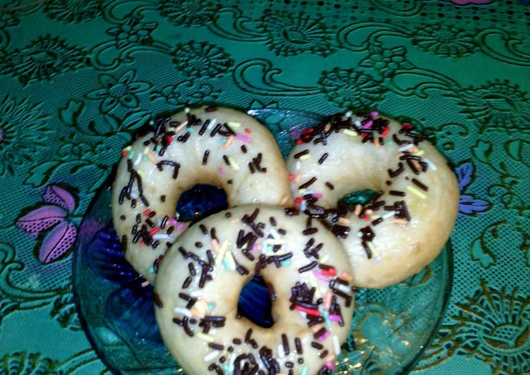 resep lengkap untuk Donat SKM+Maizena (Tanpa Telur) 