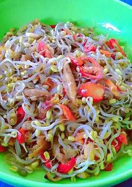 Tumis Tauge + Ikan asin