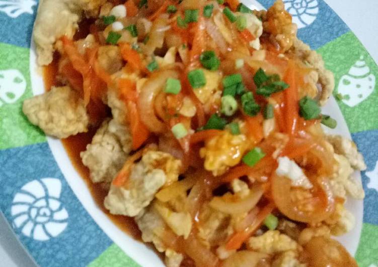 Resep Ayam koloke(asam manis) Oleh Kim Ie