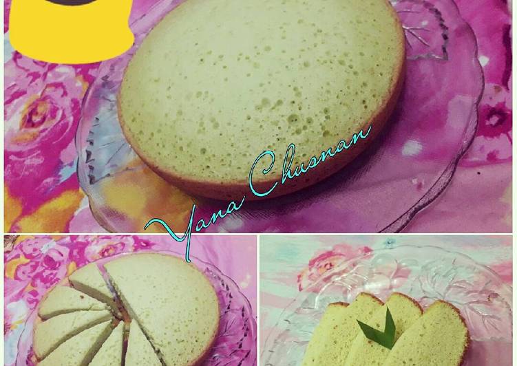 cara membuat Bolu panggang pandan