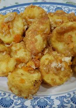 Fried Tofu Salted Egg / Tahu Telor Asin