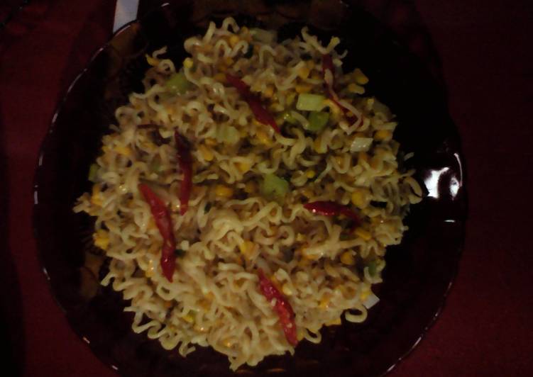 gambar untuk resep makanan Mi Goreng Jagung Manis (non-MSG)