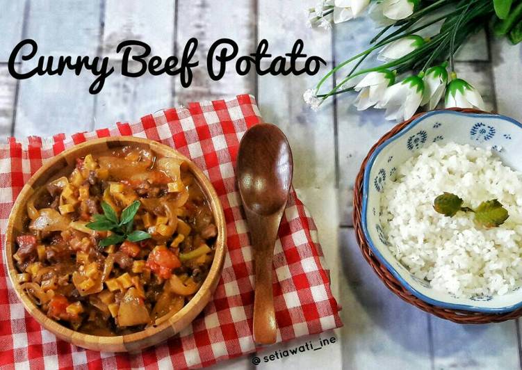 gambar untuk cara membuat Curry Beef Potato