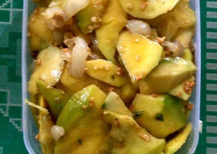 Resep Rujak  Campur bumbu  kacang  khas Sunda oleh Ayah 