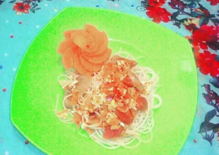 Resep Spaghetti Saos Homemade Kiriman dari Melania Nur Silviani