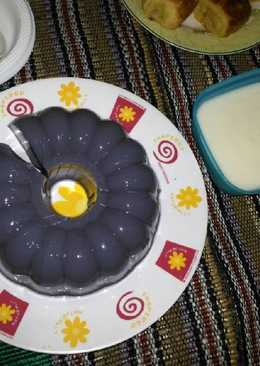 Puding Ubi Ungu & VLa Susu