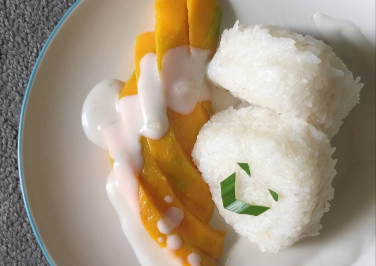 cara membuat Mango sticky rice - magic jar/rice cooker