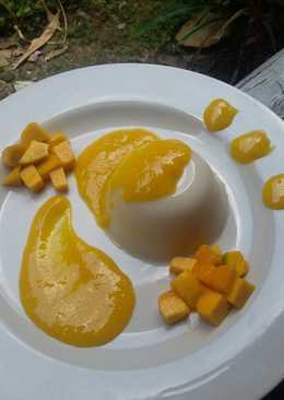 Puding Pannacotta Mangga Italia ala cek Frozen