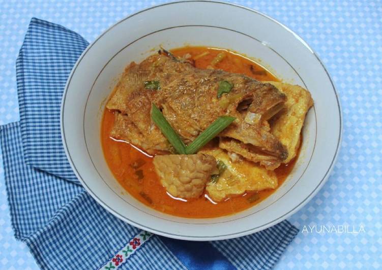 Resep Kare kakap tahu tempe