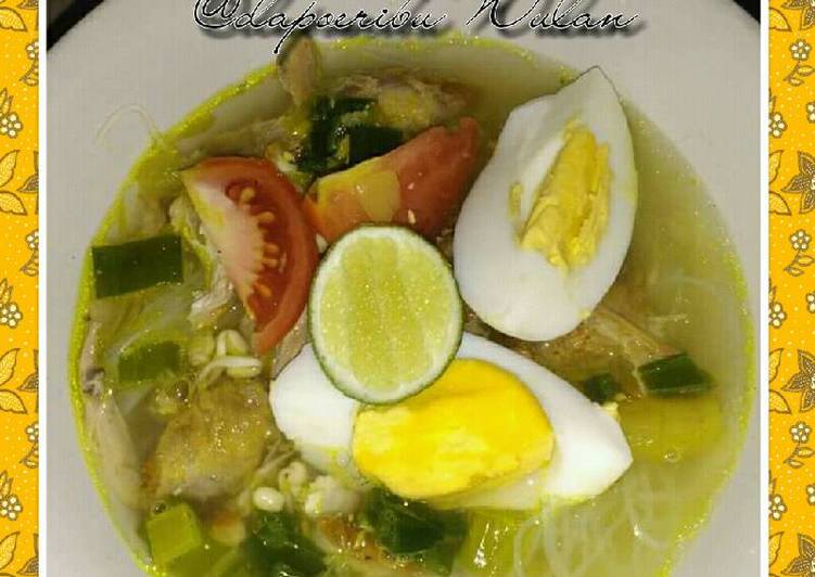 resep makanan Soto ayam bening ??